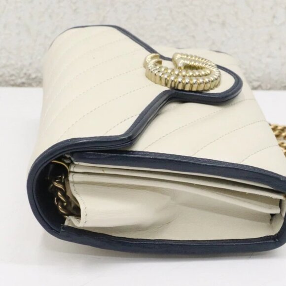 Gucci GG Marmont Torchon Wallet On Chain - Picture 6 of 14